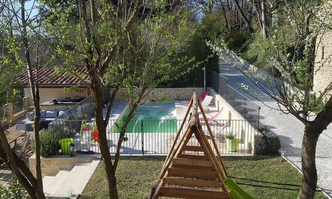 Divajeu Villa | Pool house 10 people Crest, Saou Valence
