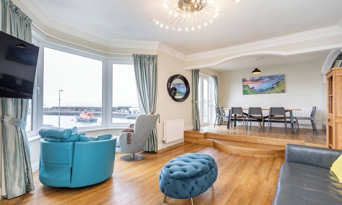 Portrush House | Portrush Harbour (Kerr St) townhouse. Sleeps 19.