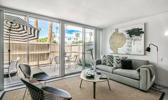Twin Palms Condo | Posh Condo in Ocotillo Lodge in South PS