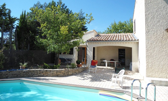 Vaison-la-Romaine House | pretty detached house, Ventoux view, private swimming pool, garage.
