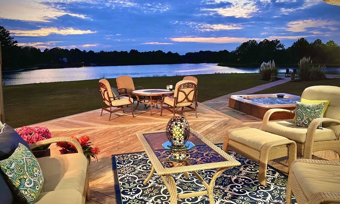 Achilles House | Private 5-acre Waterfront Peninsula with Beach