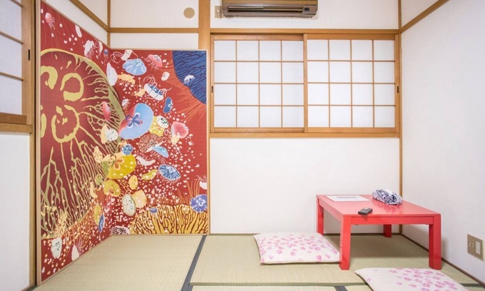 Kita Ward House | Private Comfortable tatami room with Japanesestyle art someya/Kyoto Kyōto