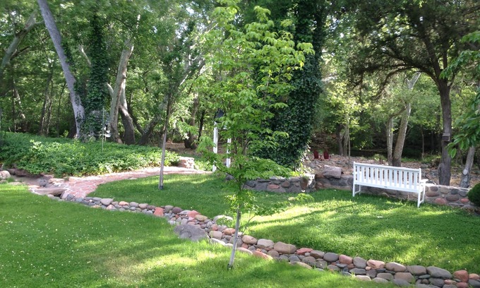 Sedona House | PRIVATE CREEK FRONT - In Heart of Sedona on a 4 Acre Orchard steps to Oak Creek
