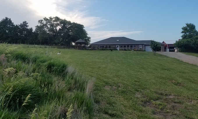 Ashland Apartment | Private loft on charming acreage between Omaha and Lincoln w/animal sanctuary.