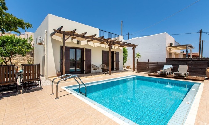 Darmarochori Villa | Private pool★Wifi★SeaView★Quiet place★Roof terrace