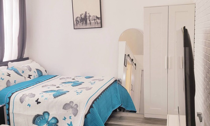 Watertown Apartment | Private, Quiet, Cozy Studio Guesthouse with 75" TV WiFi etc. In Watertown.