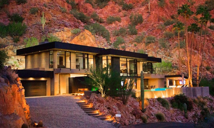 Arcadia House | Private Trailhead, Infinity Pool, and Skyline Views from Camelback Desert Haven