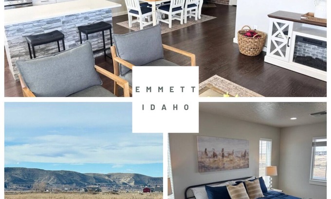 Gem County Apartment | Private Upstairs Apartment with Game Room on 5 Acre Ranch