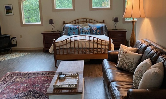 North Ferrisburgh Apartment | Private Vermont Studio with great views from your own deck!