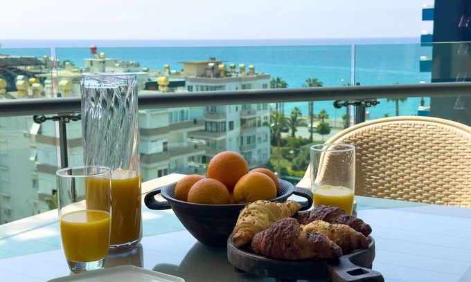 Alanya Apartment | Qoople Excellence A45 sea view apartment in premium residence