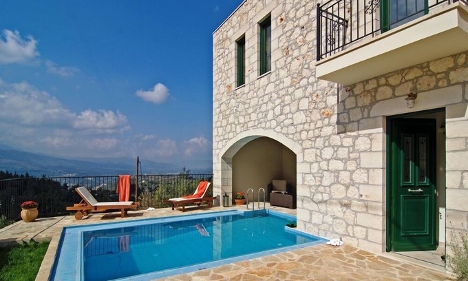 Alikambos Villa | Querini Villa Manolis In Alikampos 9km From Sandy Beach