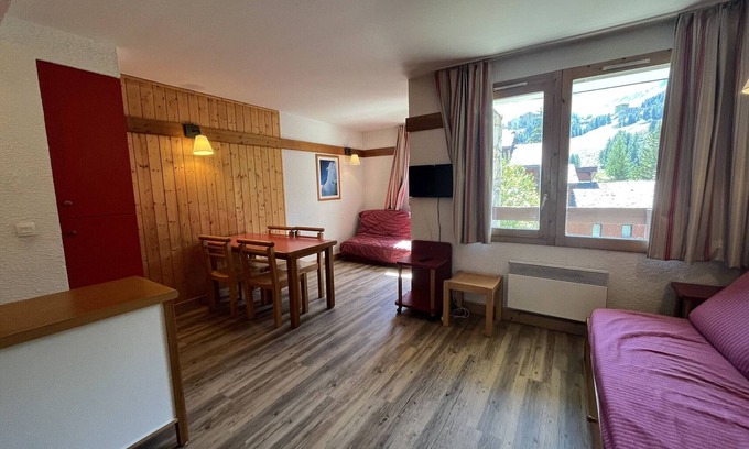 Plagne 1800 Apartment | Quiet apartment with pool, parking, pets allowed - La Plagne 1800
