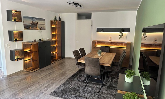 Taucha Condo | Quiet apartment close to the city Taucha/Leipzig terrace/garden and balcony 2x bathroom/toilet