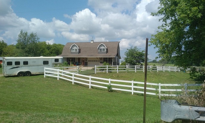 Charlotte Apartment | Quiet lower level apartment in farm-like setting.