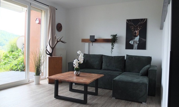 Bad Laasphe Apartment | Quiet vacation apartment (50m2) with distant view
