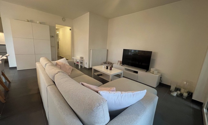 Harelbeke Apartment | Quietly located apartment, in a green and watery area,