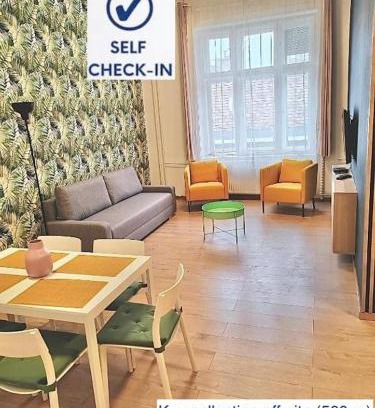 Jozsefvaros Apartment | Rákóczi Residence1274 I 3bdrm I FreeParking