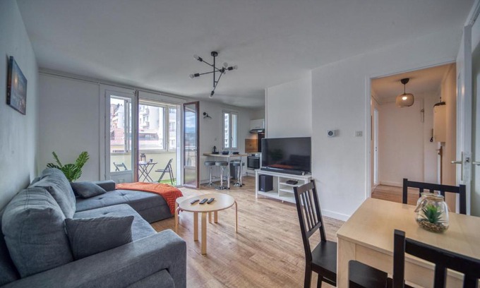 Quartier des Eaux-Claires Apartment | R 'Apparts T4 The Alpin Lodge