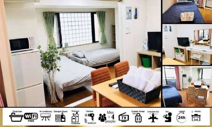 Shikitsuhigashi Apartment | Racine Namba 602 An inn where reservations cannot - Racine Namba 602 / Osaka Ōsaka