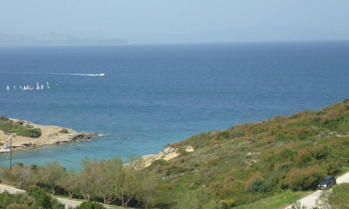 Rafina-Pikermi Apartment | Rafina: sea shore apartment, with panoramic view of the nearby beach