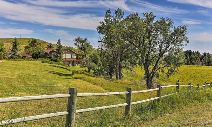 Rapid City House | Rapid City Vacation Home w/Wraparound Deck!