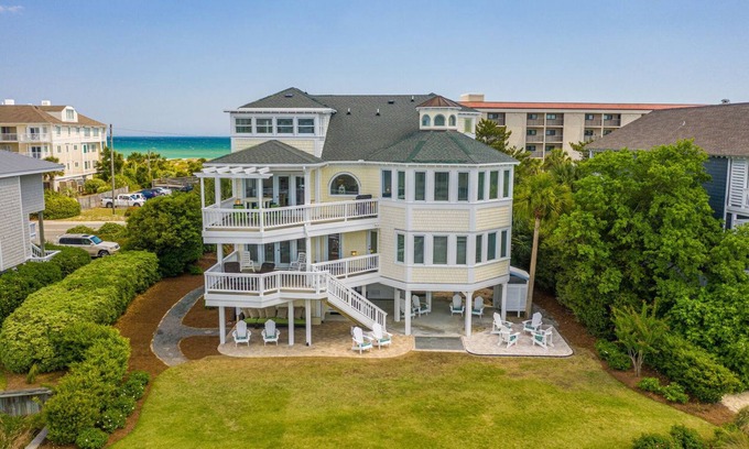 Shell Island House | RARE Oceanside 5BR Waterfront Home w/pvt Dock!