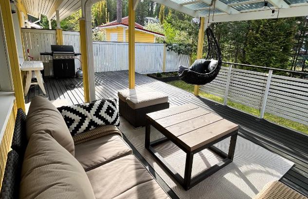 Lehmo Apartment | Rauhallinen ilmastoitu paritalo, Sauna, Terassi, Autokatos