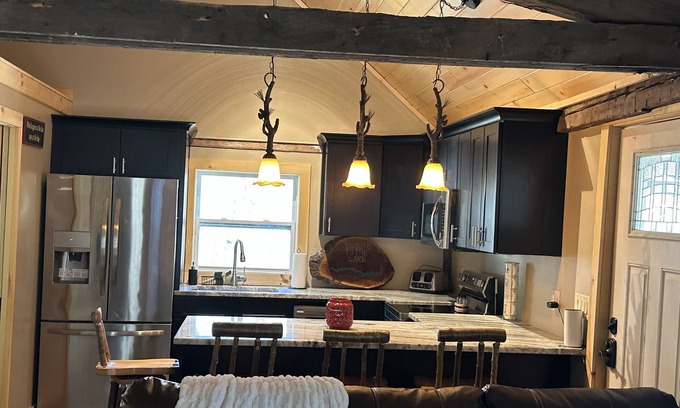 Bolton Landing Apartment | Recently renovated, country setting, short walk to town and beach