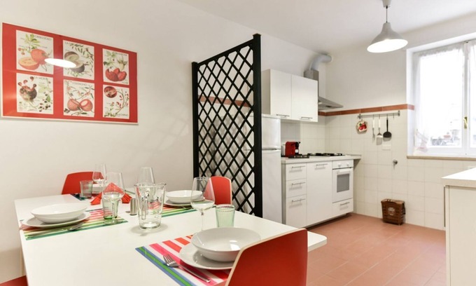 Vatican Apartment | Red & White Vatican Apartment