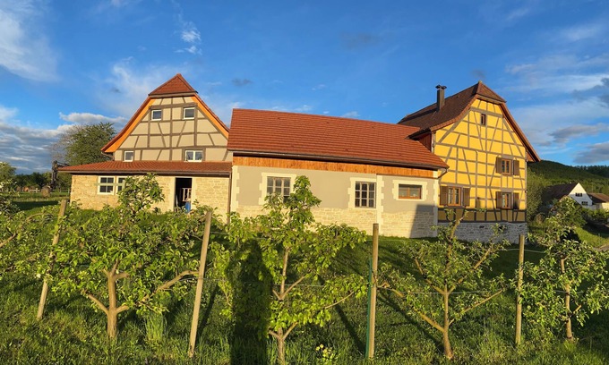 Liebsdorf Apartment | Refurbished farmhouse, Swiss border. Ideal for relaxing and hiking!