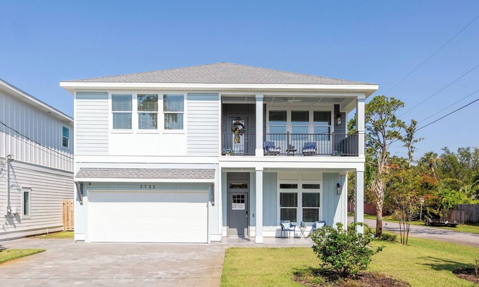 Upper Grand Lagoon House | Relax in 3,000 sq ft, 4BR, 3BA coastal home 5 min from the beach.