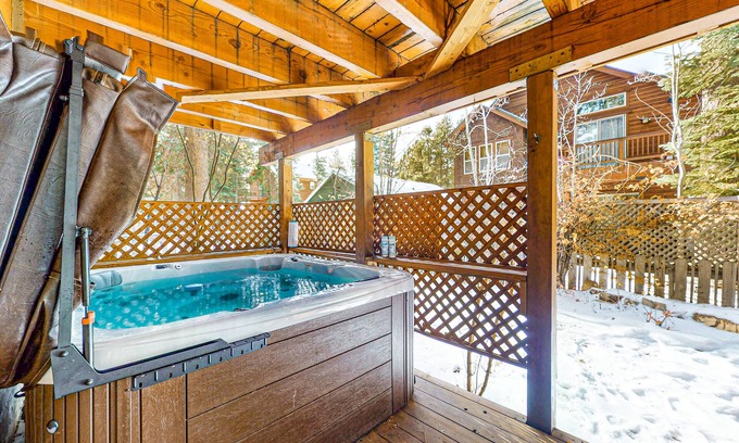 Tahoma House | Renovated home with updated interior, hot tub, & wood stove - dog-friendly
