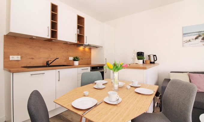 Wischuer Apartment | Res. Wischuer WE 23: modern and friendly 3-room apartment/2 balconies