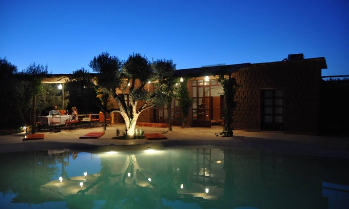 El Aggada Villa | Riad hosts Dar Rocailla, Swimming pool 28 °, 26 rooms, 30 pers MAX