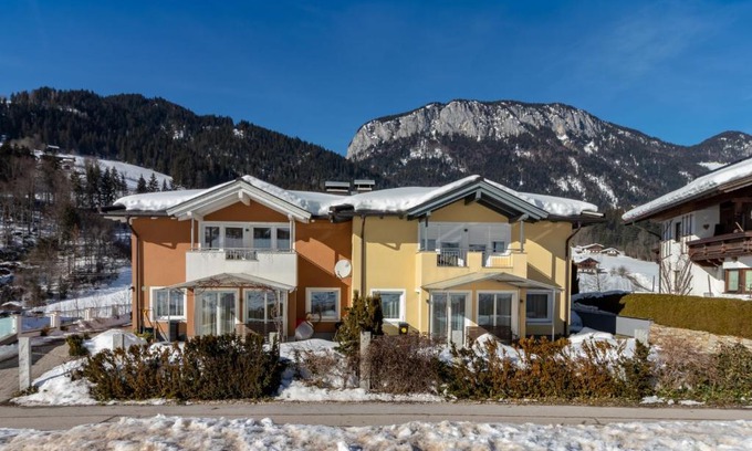Itter House | Rich Holiday Home with Sauna Garden Valley Views in Itter