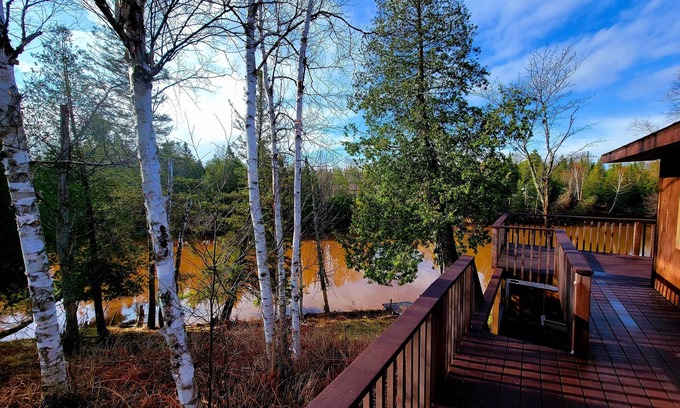 Hessel House | Riverfront Home~On ATV Trails~Near Mackinac Island