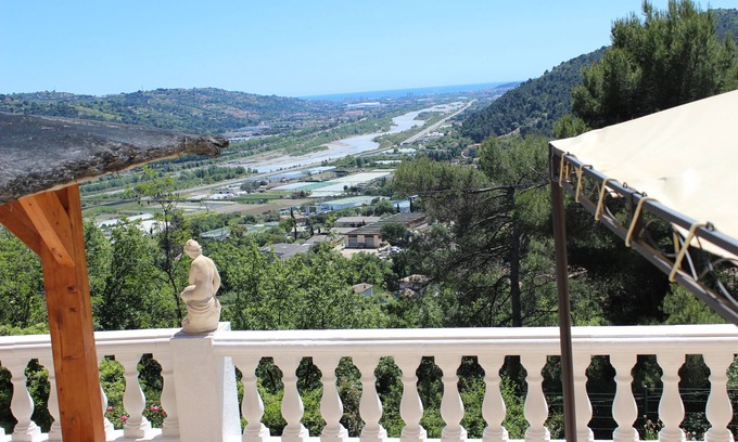 Gattieres Villa | ROCABEL AUTHENTIC CHARM SOUTH-FACING PANORAMIC VIEW OF THE VALLEY AND SEA