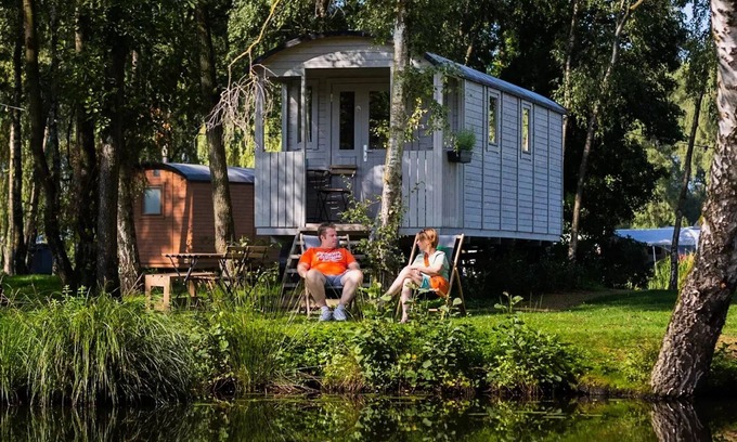 Kinrooi Cabin | Roller mit Terrasse 2 persons