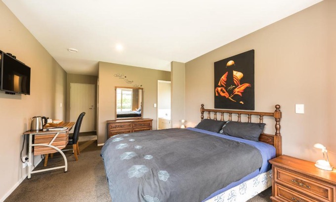 Rolleston House | Rolleston Paradise-Master Bedroom with Ensuite Only