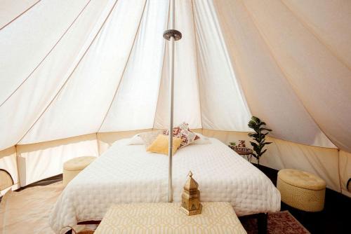 Silver Point Other | Romantic Bell Tent with Private Deck and Jacuzzi in Tennessee
