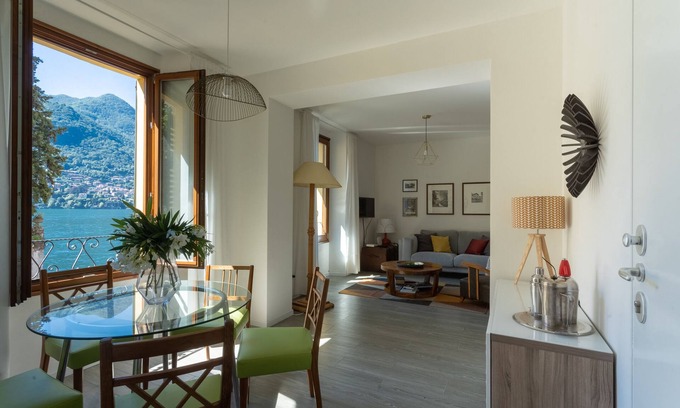 Carate Urio Apartment | Romantic Pier - Two Bedroom Apartment, Sleeps 4
