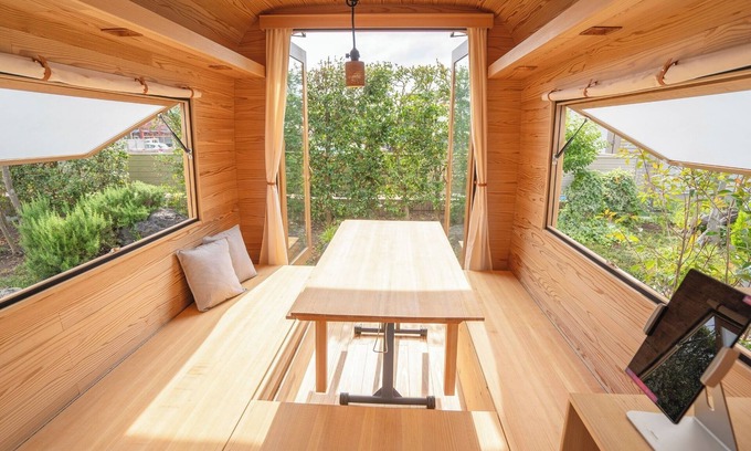 Utsunomiya Cottage | Room only A relaxing and refreshing trip 2 night plan Wooden trailerstyle tiny house temple l /Utsunomiya Tochigi