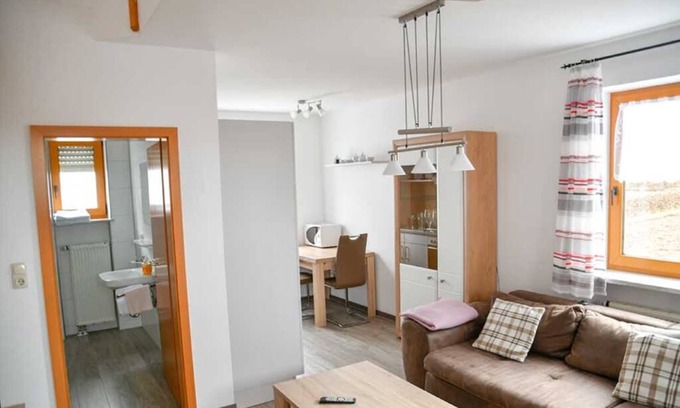 Treffelstein Apartment | Ruhige, urgemütliche Atmosphäre mit Galerieschlafzimmer