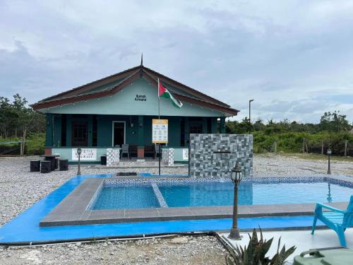 Sungai Baru Tengah House | Rumah Armand Studio Family with Swimming Pool Pengkalan Balak Tg Bidara Masjid Tanah Melaka
