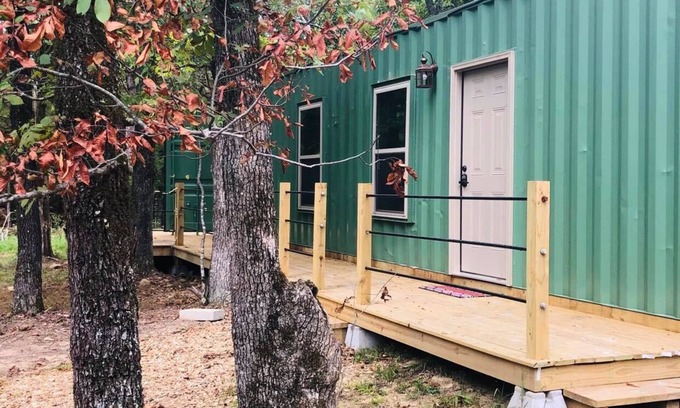 Mountain View House | Rustic Cove Container ~ unique quirky tiny house ~ Fast Wi-Fi
