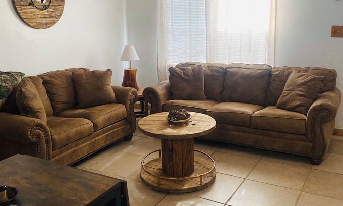 Carlsbad House | Rustic Retreat 2BR Getaway: Modern Comfort, Wi-Fi & More