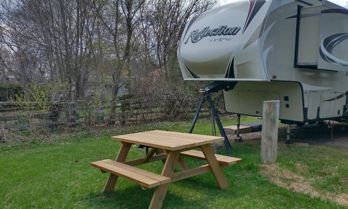 Sutton RV Rental | RV Parking Spot on acreage