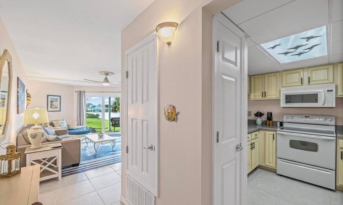 Villa Sabine Condo | Sand Dollar E111 – Bayfront Bliss in the Heart of Pensacola Beach