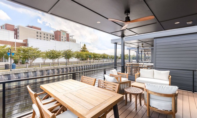 River District Boat Rental | Santorini - Stay Afloat on Downtown Wilmington's Riverwalk