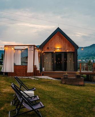 Stronie Slaskie House | Sarnia Łąka Domek 2 z Prywatnym Jacuzzi